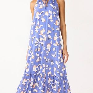 Nine West tiered peasant maxi dress